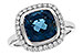 K300-97668: LDS RG 3.85 LONDON BLUE TOPAZ 4.15 TGW (9MM LBT)