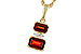 K301-84059: NECK .98 TW GARNET 1.01 TGW