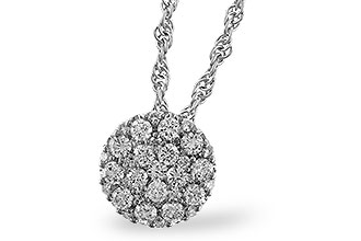K301-84913: NECKLACE .25 TW