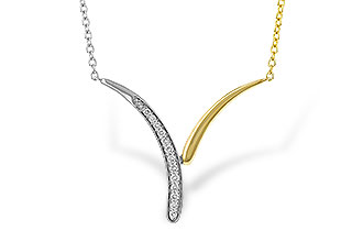 K301-86795: NECKLACE .12 TW (18")