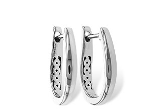 K301-87704: GOLD EARRINGS (15MM)