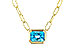 K301-87713: NECKLACE 1.20 SWISS BLUE TOPAZ (18")