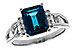 K301-88568: LDS RG 2.42 LONDON BLUE TOPAZ 2.50 TGW (9x7MM LBT)