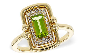 K301-90377: LDS RG .72 PERIDOT .84 TGW (8x4MM PER)
