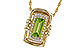 K301-90395: NECKLACE .72 PERIDOT .84 TGW (8x4MM PER)
