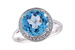 L214-57722: LDS RG 4.17 BLUE TOPAZ 4.32 TGW