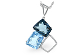 L215-52213: NECK 10.60 BLUE TOPAZ 10.73 TGW