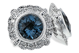 L216-38568: EARR 1.03 BLUE TOPAZ 1.17 TGW