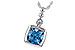 L216-41313: NECK 1.45 BLUE TOPAZ 1.49 TGW