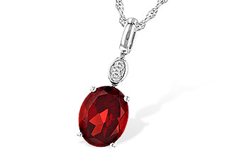 L217-34995: NECK 2.90 GARNET 2.93 TGW (10x8MM GAR)