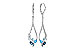 L300-04059: EARR 1.08 BLUE TOPAZ 1.35 TGW