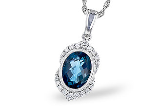 L300-08613: NECK 1.96 LONDON BLUE TOPAZ 2.10 TGW