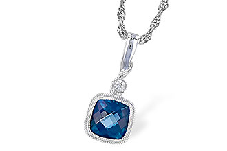 L300-91277: NECK 1.05 LONDON BLUE TOPAZ 1.07 TGW