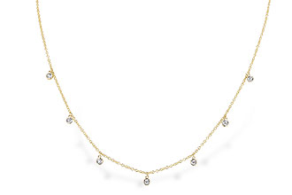 L300-92259: NECKLACE .12 TW (18")