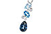 L300-94077: NECK 1.99 TW BLUE TOPAZ 2.02 TGW