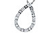 L300-94922: NECKLACE .21 TW BAG .65 TW
