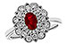 L300-98577: LDS RG .55 TW RUBY 1.07 TGW (6x4MM RUBY)