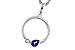 L301-84077: NECKLACE .26 SAPPHIRE .28 TGW