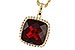 L301-84968: NECKLACE 9.26 GARNET 9.51 TGW (12MM CU)