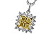 L301-85859: NECK .76 FANCY YELLOW DIAMONDS 1.09 TW