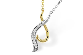 L301-86786: NECKLACE .10 TW (18")