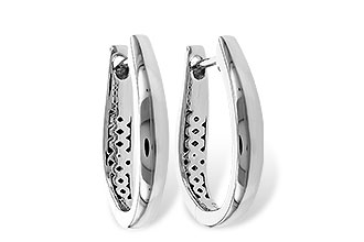 L301-87713: GOLD EARRINGS (17MM)