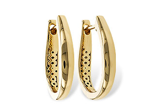 L301-87713: GOLD EARRINGS (17MM)