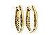 L301-87713: GOLD EARRINGS (17MM)