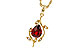 L301-88568: NECKLACE 1.34 GARNET 1.39 TGW (8X6MM GAR)