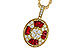 L301-88631: NECKLACE .54 TW RUBY .78 TGW