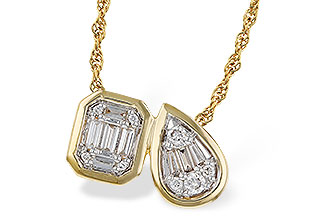 L301-89513: NECKLACE .17 BAG .25 TW