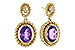 L301-90395: EARRINGS 1.98 AMETHYST 2.02 TGW (8x6MM AMY)