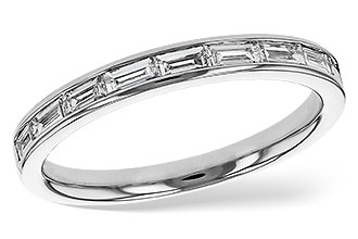 L302-73104: LDS DIA WED RG .44 TW BAGUETTES
