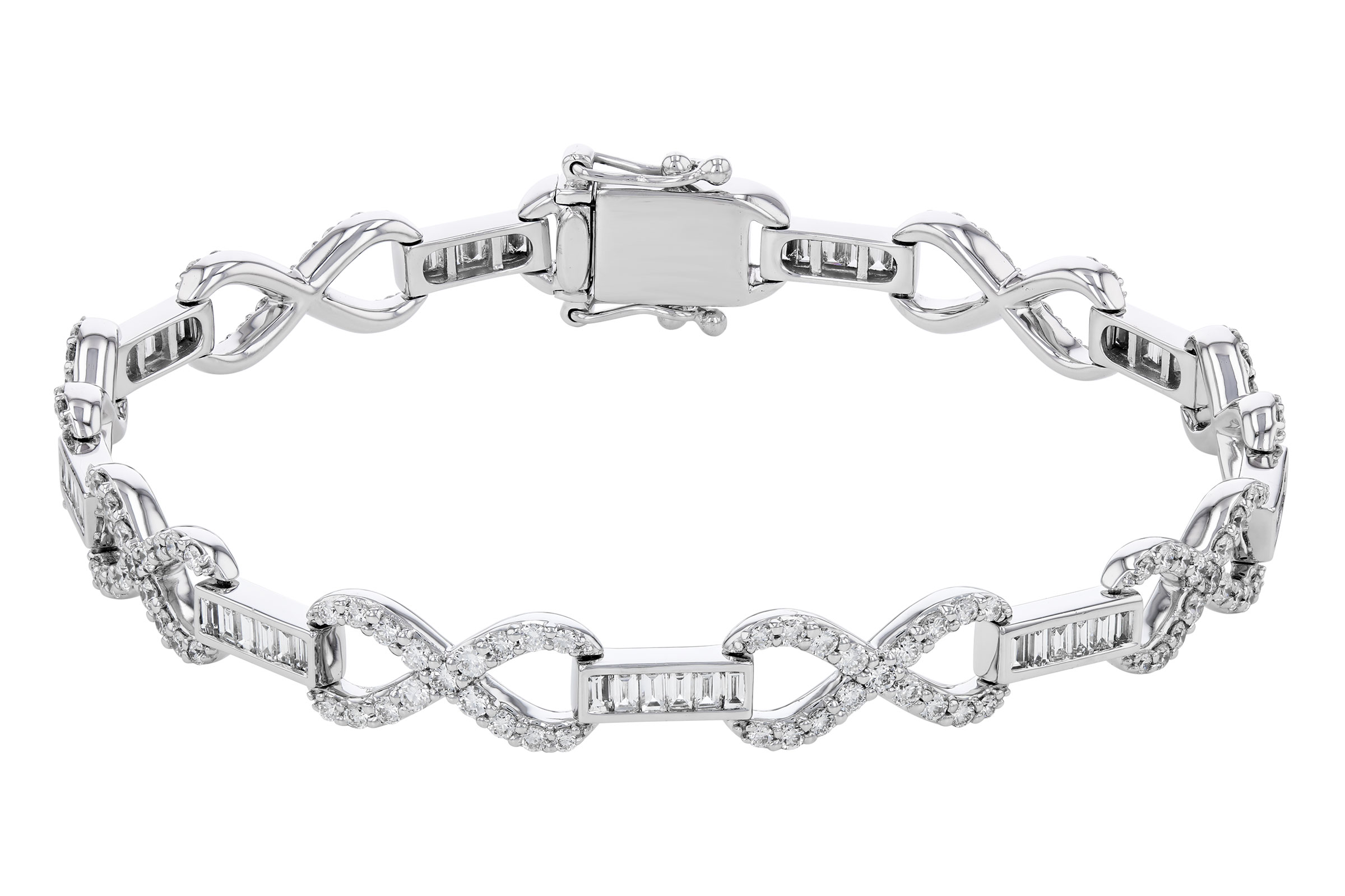 L302-74968: BRACELET 1.00 TW BAG 2.45 TW (7")