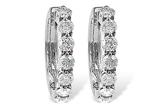 M212-75840: EARRINGS 2 CT TW