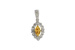 M213-70368: PENDANT .07 YELLOW SAPP .22 TGW