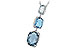 M215-52240: NECK 8.71 BLUE TOPAZ 8.89 TGW