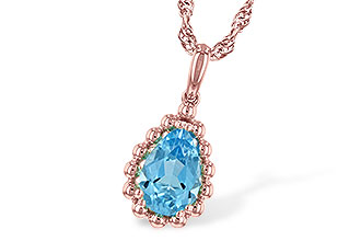 M216-40440: NECKLACE 1.55 CT BLUE TOPAZ
