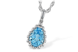 M216-40440: NECKLACE 1.55 CT BLUE TOPAZ