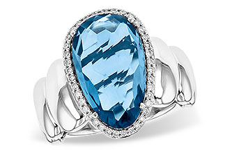 M217-34959: LDS RG 6.30 LONDON BLUE TOPAZ 6.47 TGW