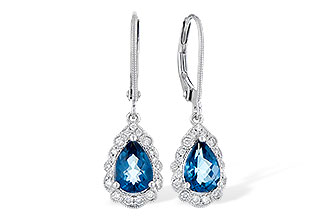 M300-07722: EARR 1.48 TW LONDON BLUE TOPAZ 1.63 TGW