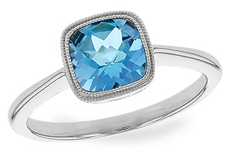M300-97640: LDS RG 1.45 CT SWISS BLUE TOPAZ