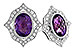 M300-97704: EARR 2.12 TW AMETHYST 2.36 TGW (8x6 MM AMY)