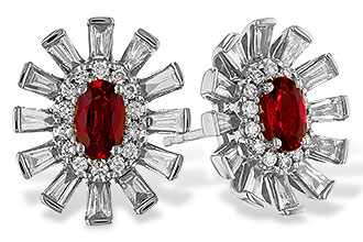 M300-98568: EARR .58 TW RUBY 1.30 TGW (5x3MM RUBY)