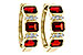M301-84059: EARRING 1.50 TW GARNET 1.61 TGW