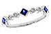 M301-86731: LDS WED RG .25 SAPPHIRE .30 TGW
