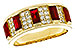 M301-86813: LDS WED RG 1.40 TW RUBY 1.69 TGW