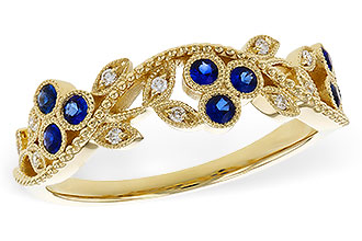 M301-90368: LDS WED RG .23 SAPPHIRE .29 TGW