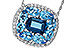 M301-90404: NECKLACE 2.59 TW BLUE TOPAZ 2.75 TGW