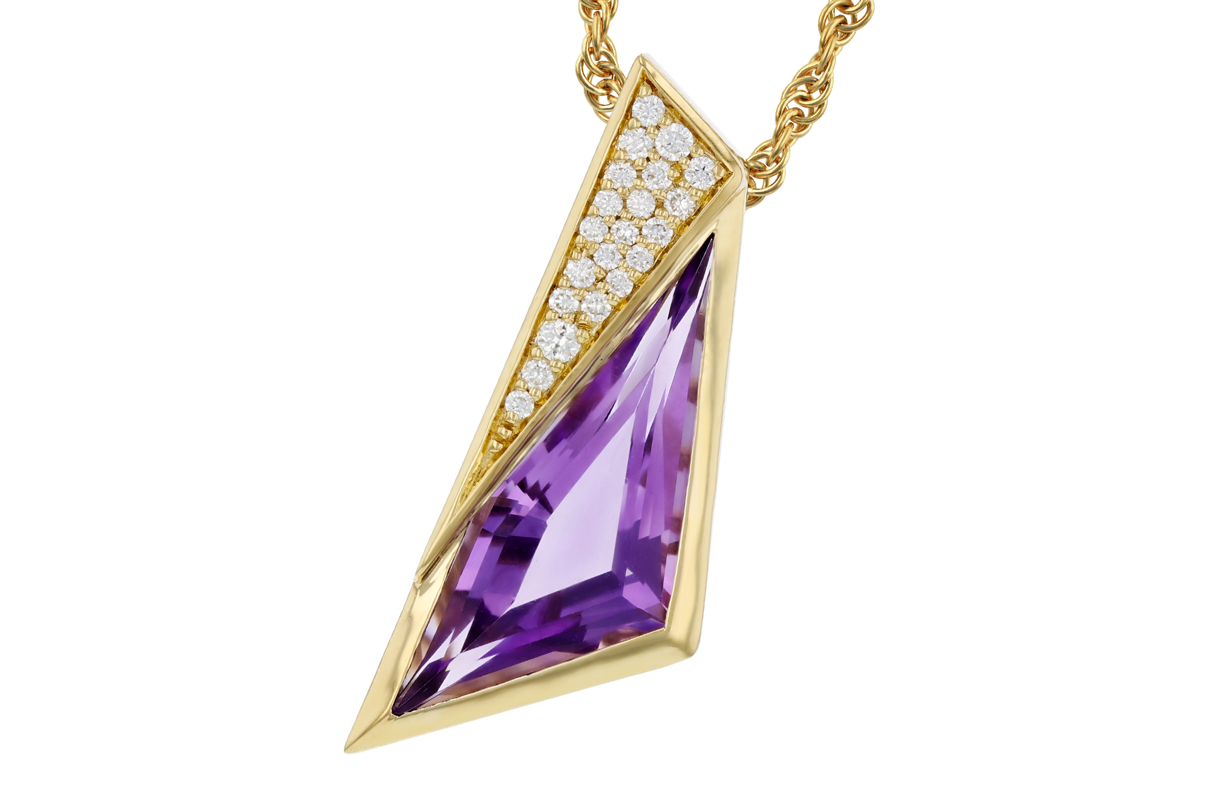 M302-74968: NECKLACE 2.24 AMETHYST 2.33 TGW